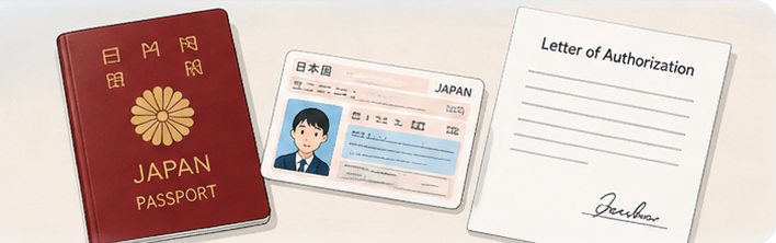 Traveler presenting identification to collect lost property
