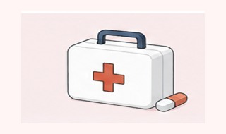 Medical kit and medicine illustration