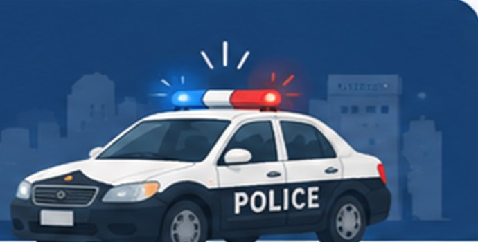 Japanese police car