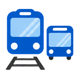 Japanese train and bus icon